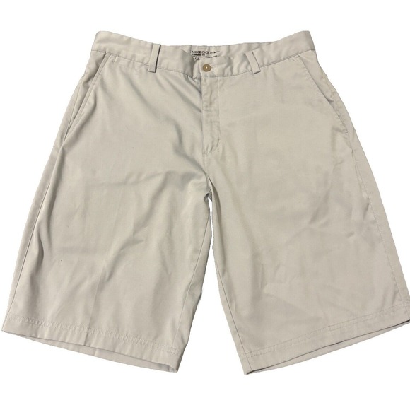 NIKE Golf Shorts Standard Fit Size 32  Dri-Fit‎ Swoosh Logo Gray - Picture 1 of 8